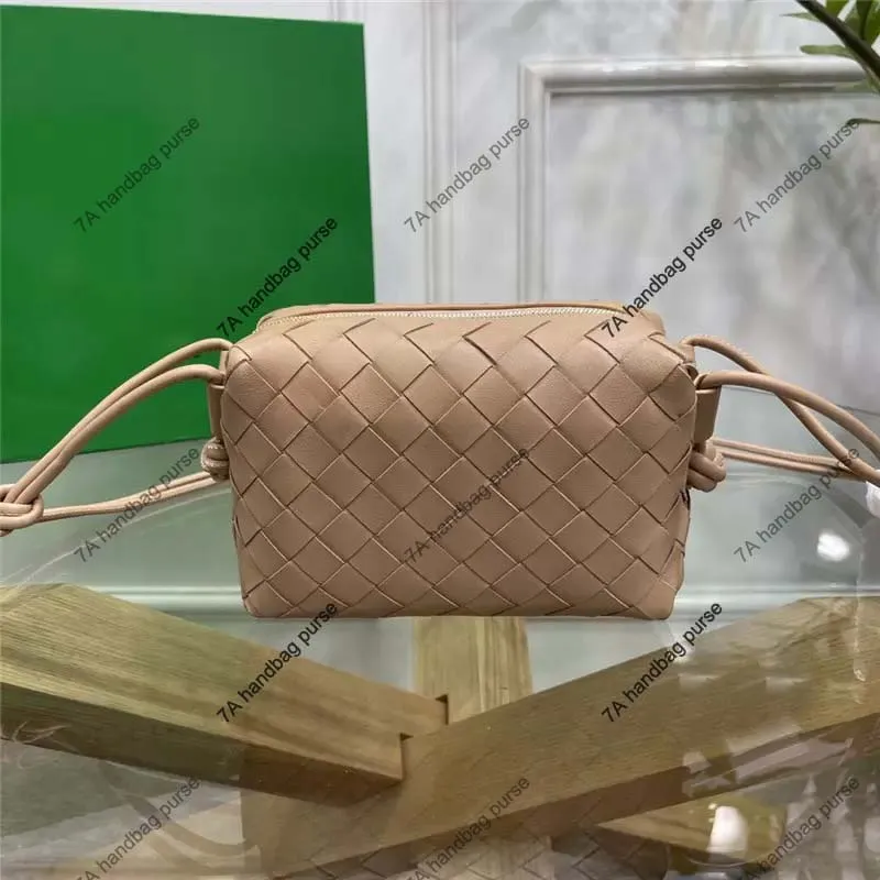 7A designertas Kleine geweven handtas 98090 Avondtassen Crossbodytas Loop Handgemaakt echt leer Topkwaliteit Crossbody Weave Schouder Luxe modehandtassen