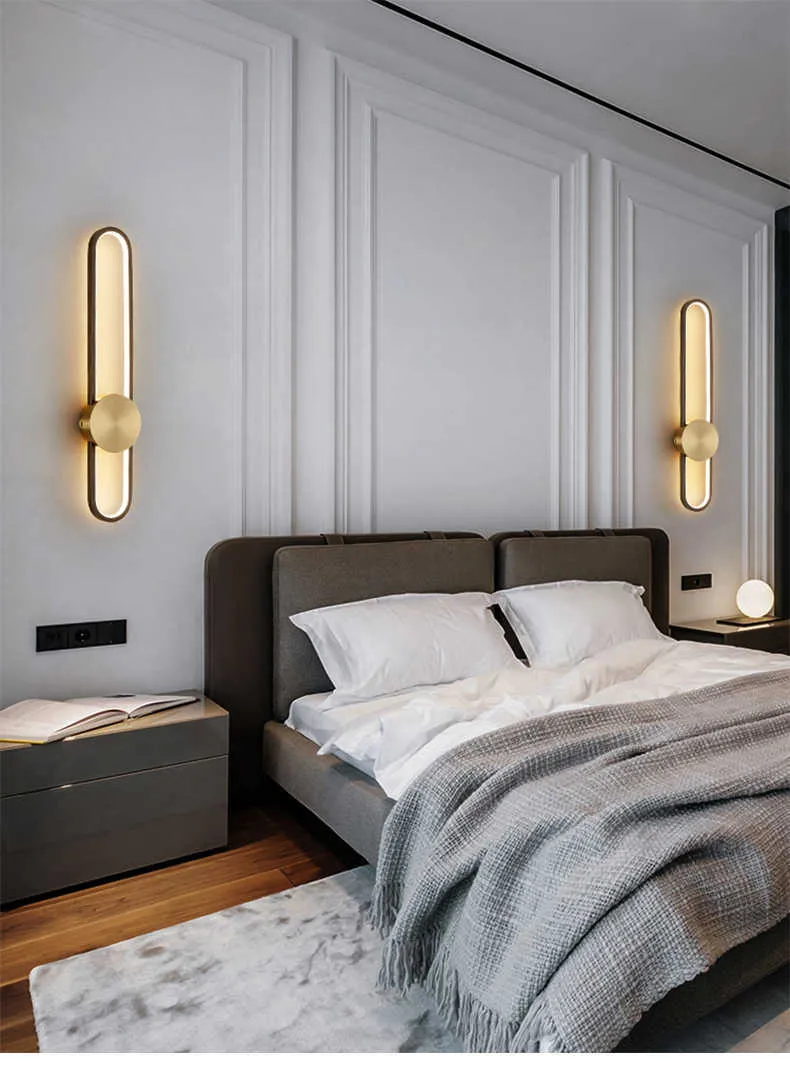 Modern LED Wall Sconce For Bedroom And Living Room Surface Mounted ...