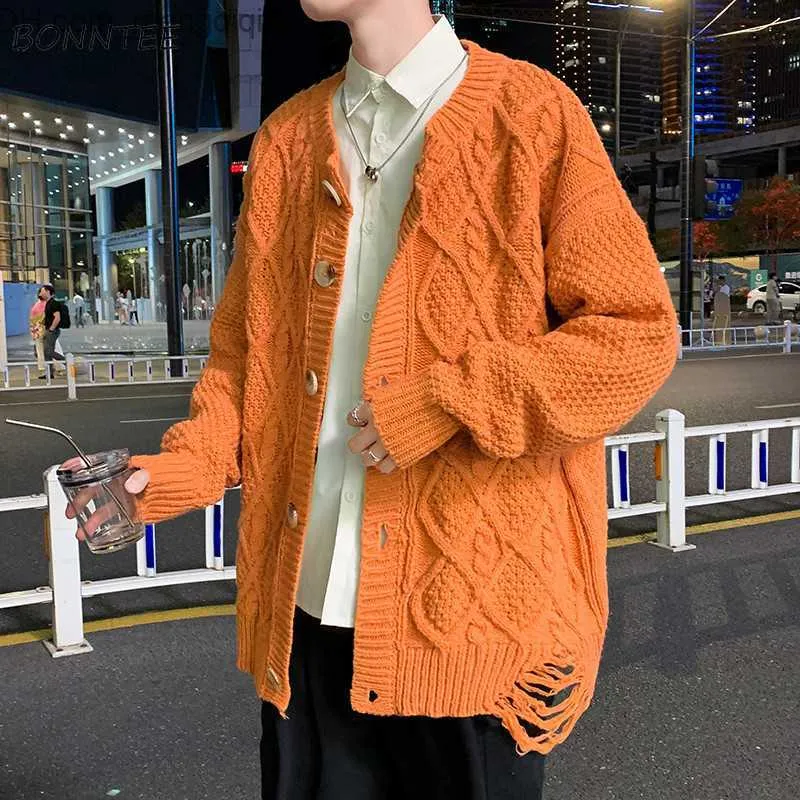 Mens patterned cardigan top