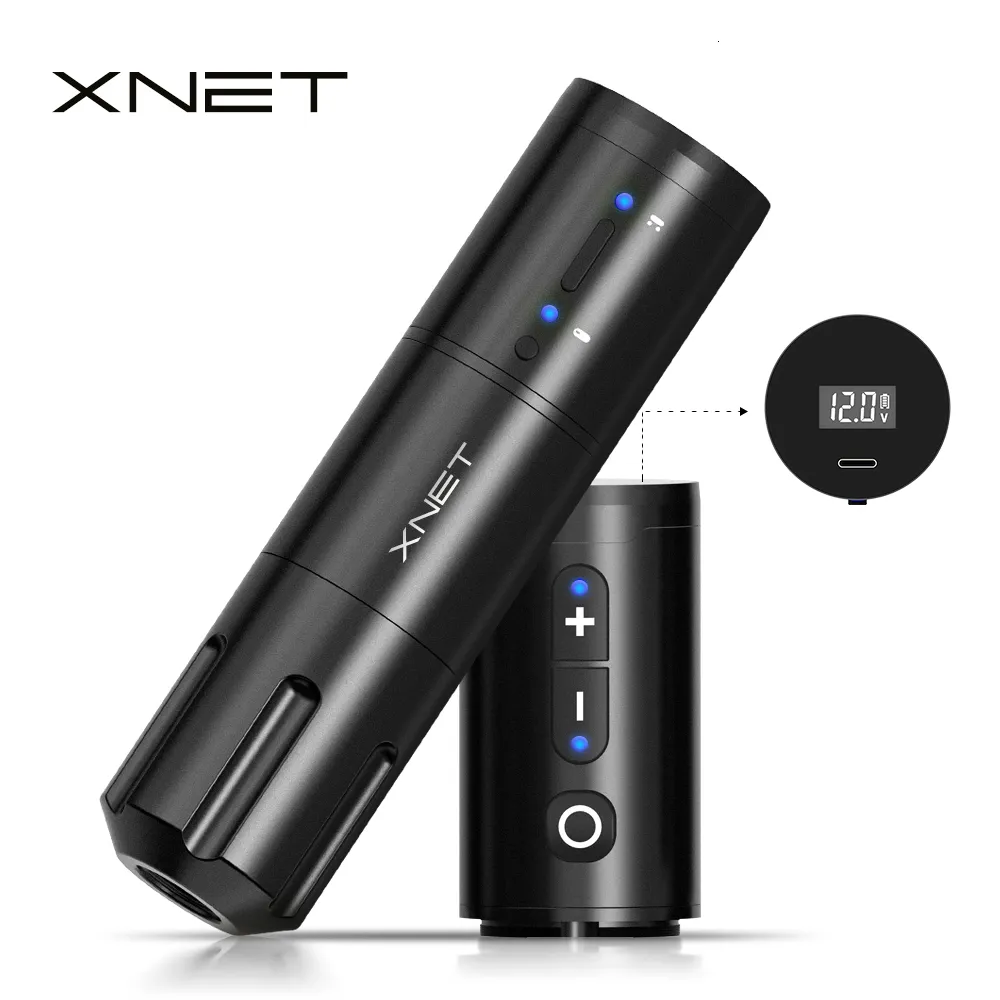 Tatouage Xnet Elite Wireless Pen puissant Corness DC DC Motor Fast Charge 2000mAh Batterie au lithium pour artiste Body 230814