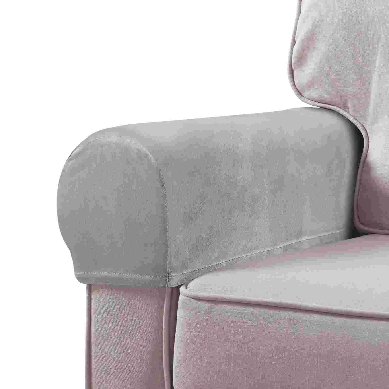 Stol täcker 2 st kontorslipcovers armstöd soffa bordduk soffa stretch skyddande elastik