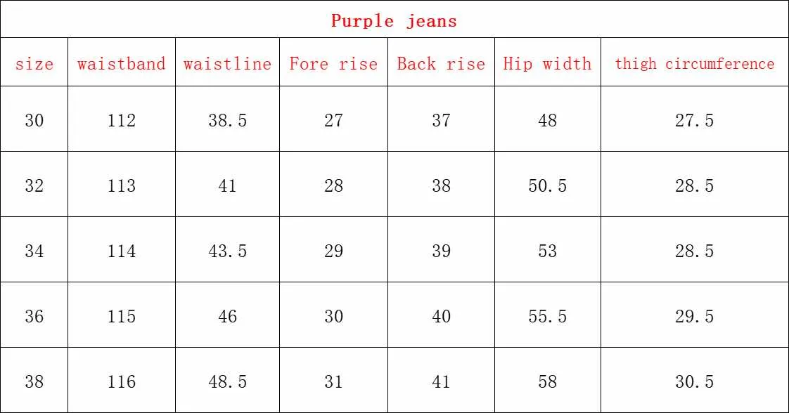 Ksubi size best sale chart