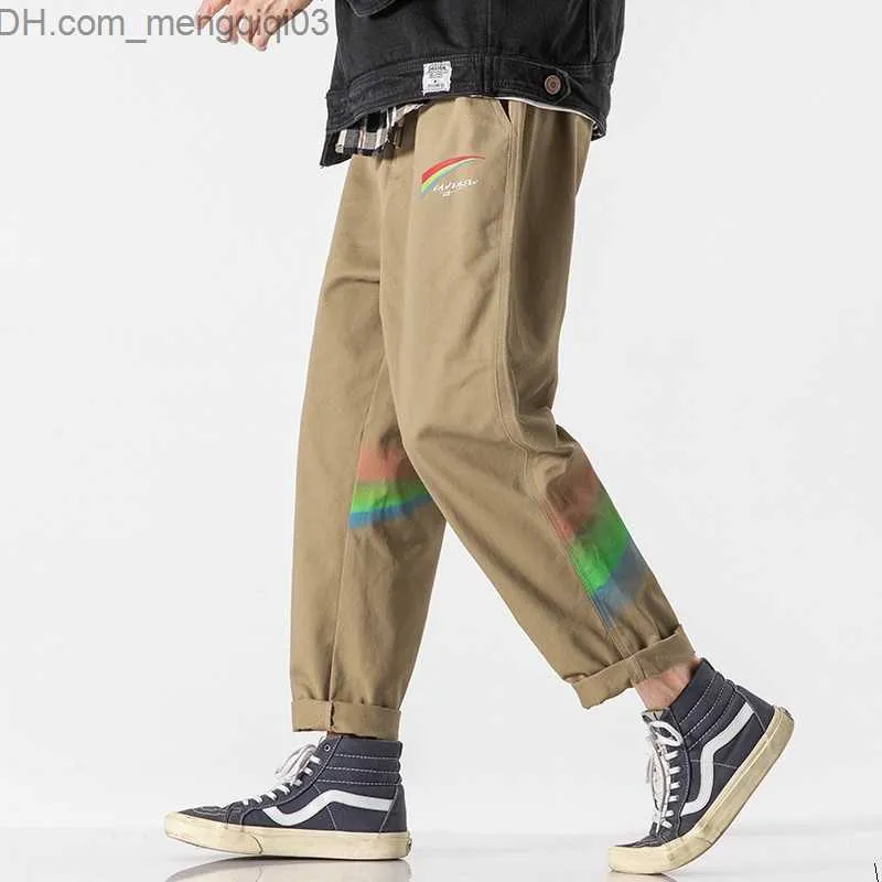 Men's Pants Men's Pants Spring and Autumn Fashion Breathable Pants Loose Straight Wide Leg Casual Japanese Street Twist Z230815