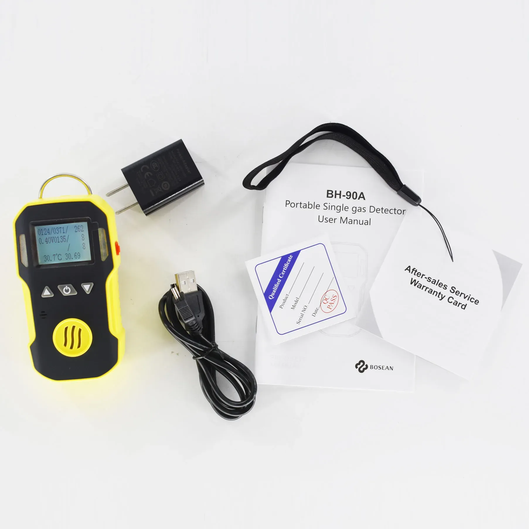 Digital Portable NO2 Gas Detector Meter Nitrogen dioxide Detector Tester BH-90A USB Rechargeable 0-20ppm Dust & Explosion Proof