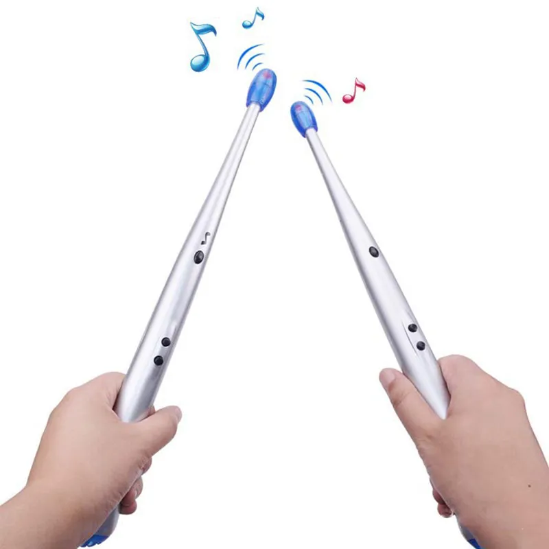 Drumstick Electronic Musical Toys Sticks Stick Electric Rhythm Drum Air Drumsticks Children Educational Toy Percussion Musical Strumento Strumento Strumento Strumento di Natale