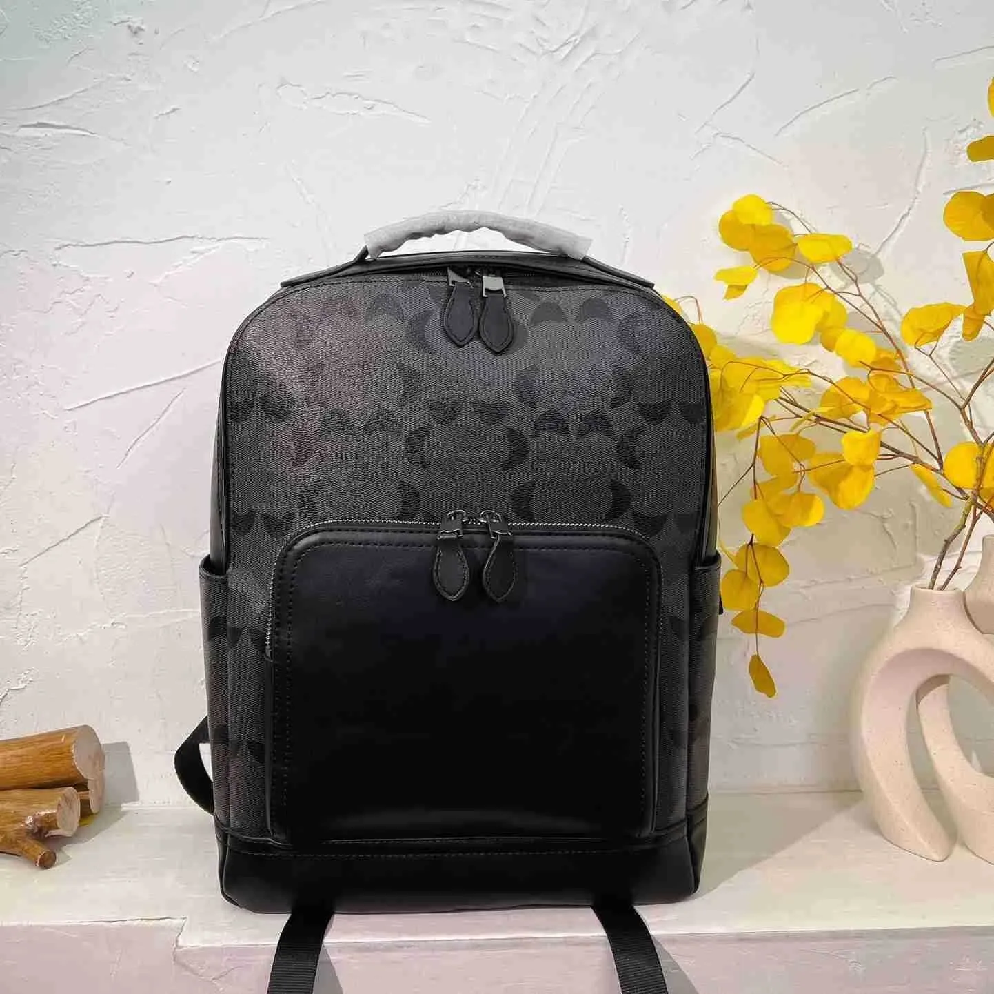 Trendy c drukujący męski torba plecak luksusowe plecaki czarne back paczka backbag Mężczyznę Projektanci Coabag Torba podróżna moda moda wielka duża pojemność plecak na zewnątrz plecak