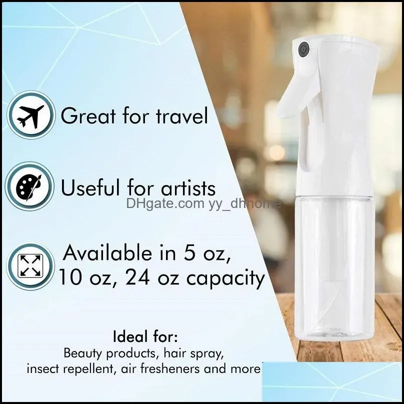 Beautify Beauties Hair Spray Bottle Ultra Fine Continuous Water Mister for Hairstyling, Cleaning, Plants, Misting & Skin Care