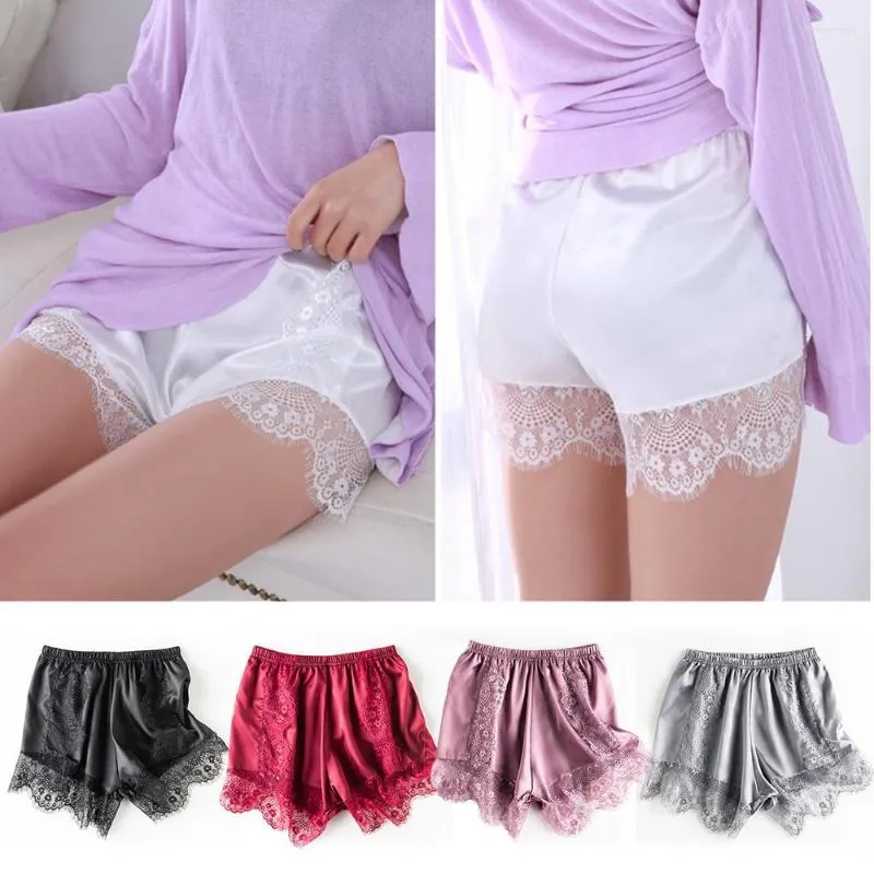 Womens Panties Women Lace Seamless Safety Short Pants High Waist Stretch  Loose Shorts Briefs Underwear Thin Silky Breathable Lingerie From 6,42 €