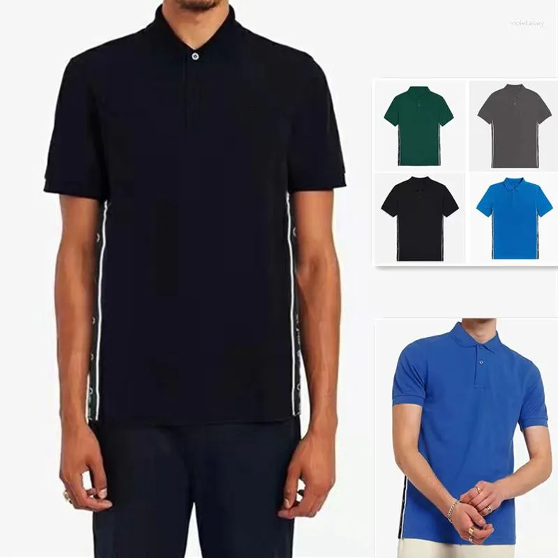 Polos pour hommes Summer Quality Cotton Blé brodé Hombre Polo Chonerie à manches courtes Homme Homme Masculine Top