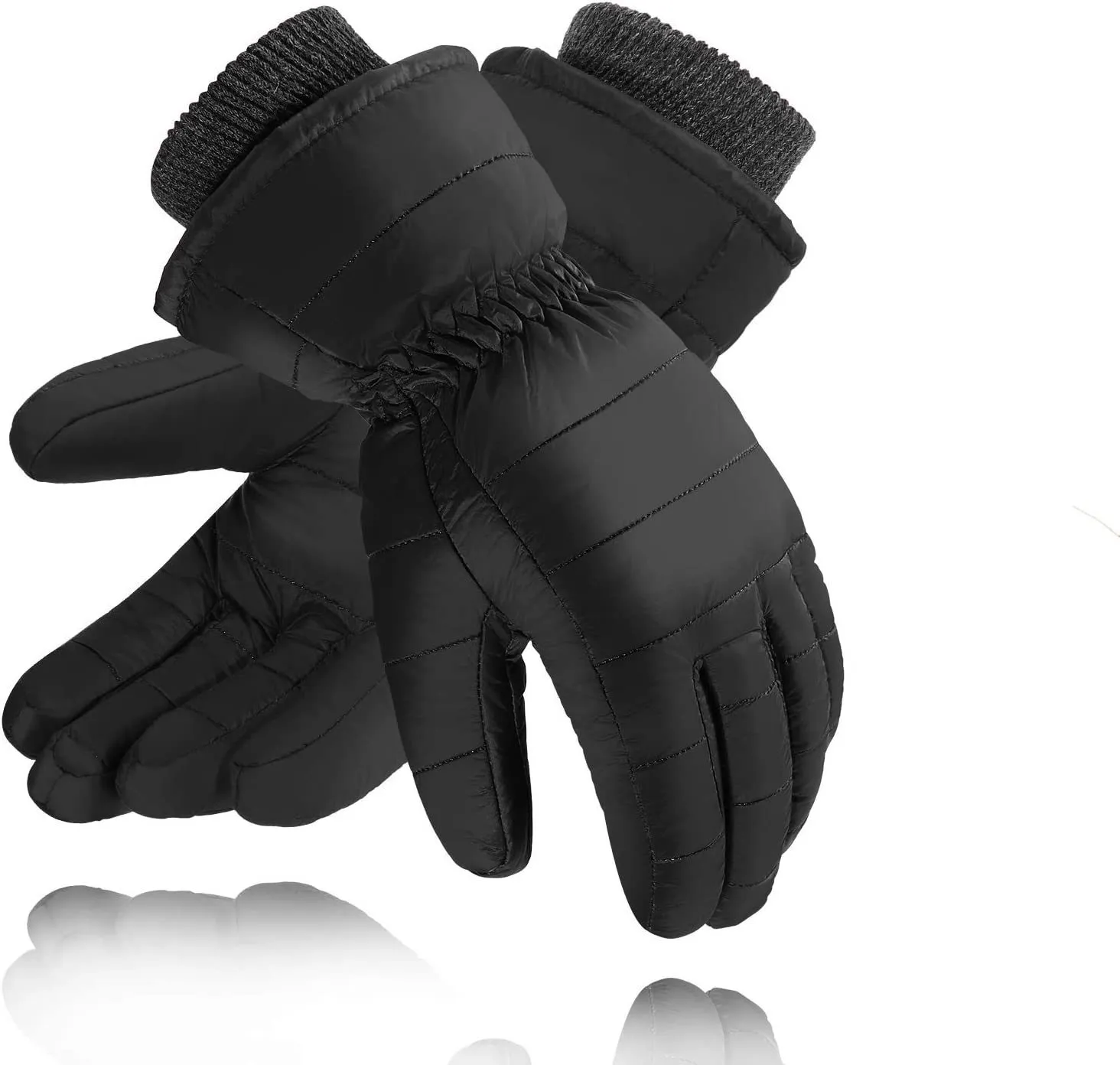 Herren Down Faustlinge Wasserdichte Skistuiente Fur Kaltes Wetter Gehen Joggen Schwarz GroBe S M Von 12 51 DHgate