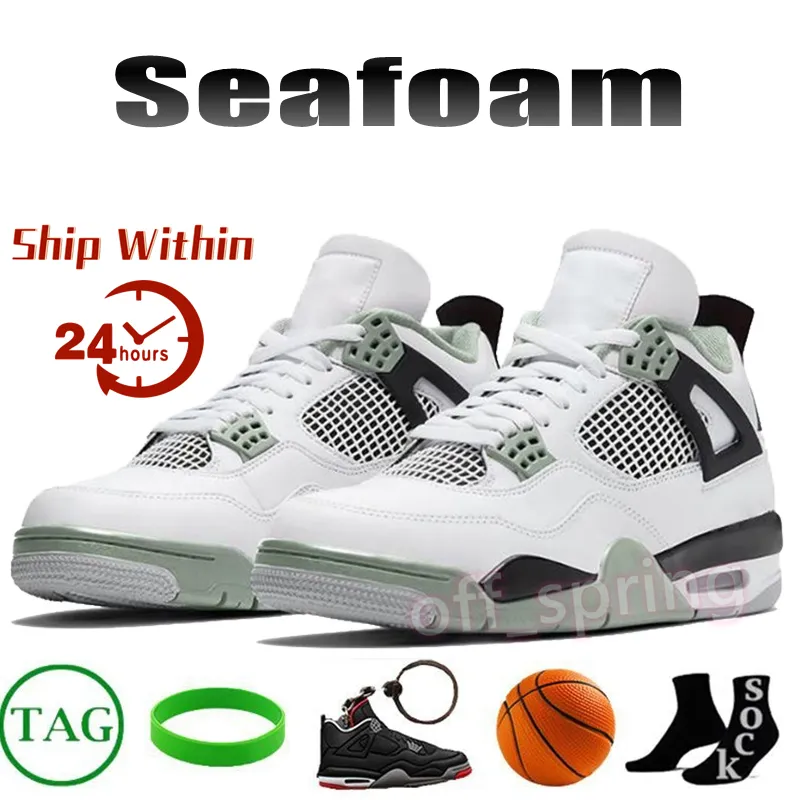 4 4s Basketball Shoes Men Women 4s Thunder Seafoam Black Cat Pine Green Cement Military Black University Blue Mens Trainers Sports Sneakers From Off spring 19.43 DHgate.Com