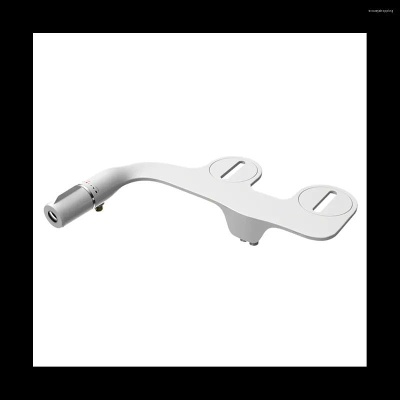 Badtillbehör Set Guardets Toalett Bidet Attachment Smart Bidets Ultra-Slim Munstycken Självrengöring Justerbart vattentryck Easy Install