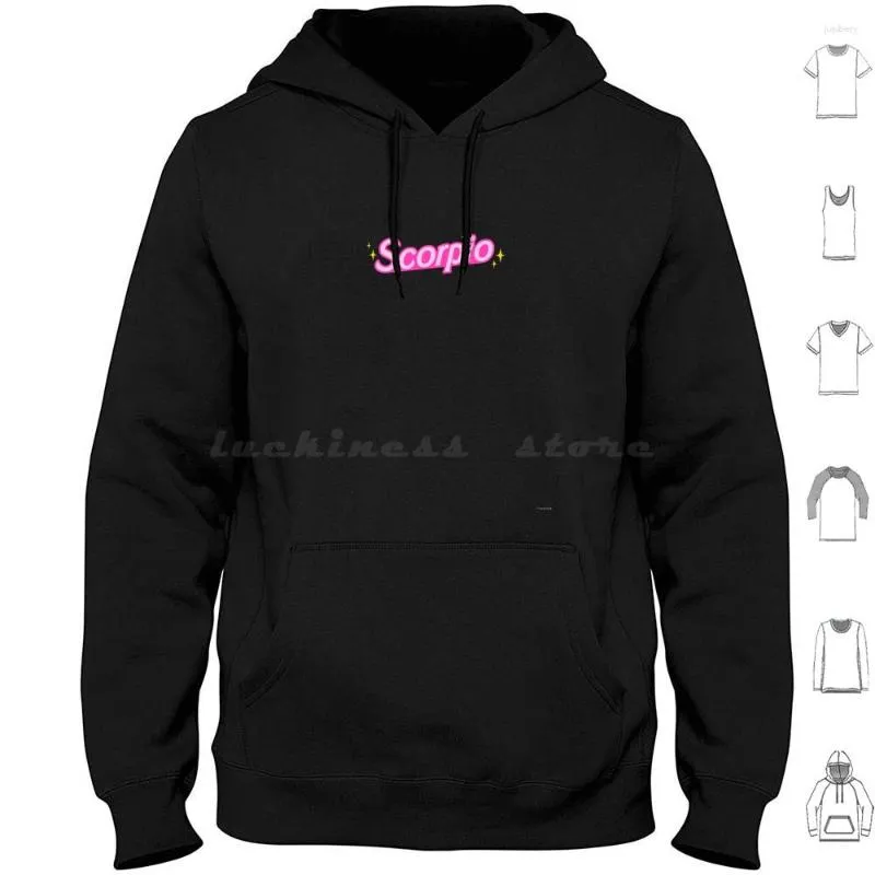 Hoodies masculinos Scorpio Zodiac Sig