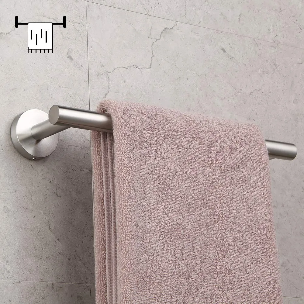 Wall Mounted Brushed Nickel Towel Bar Amazon 12 Inch Towel Bar