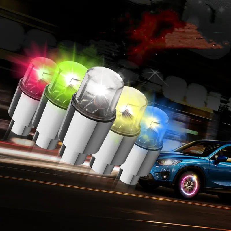 FORAUTO 2 Pièces Roue De Voiture Lumière LED Moto Vélo Lumière Pneu