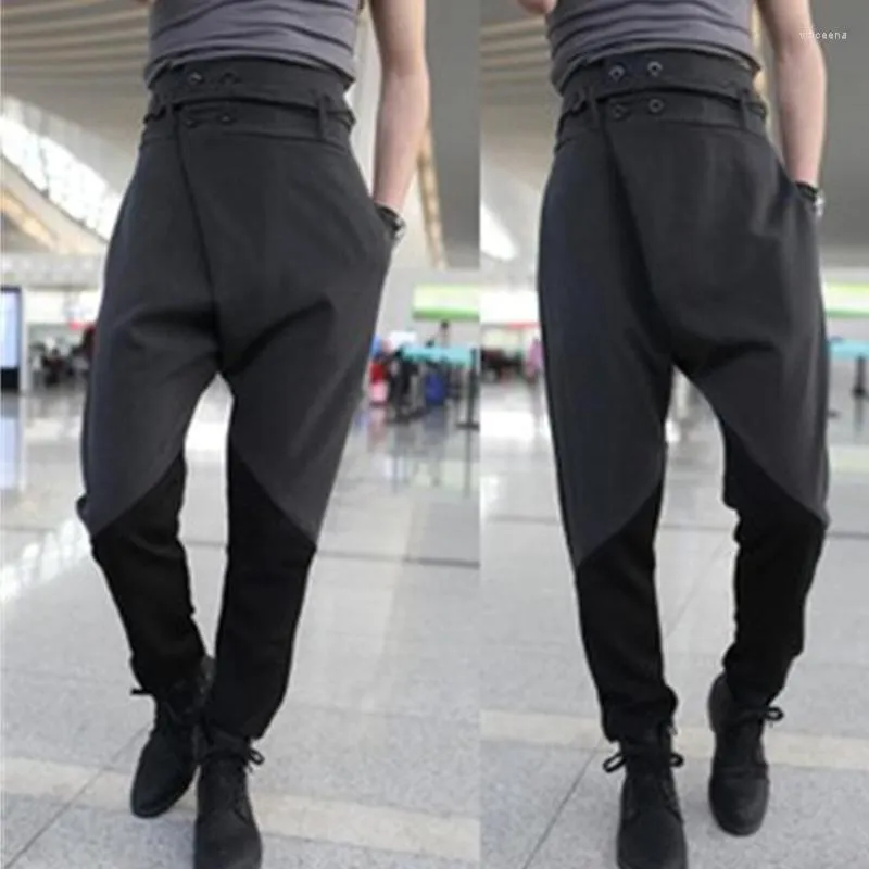 Men's Pants Spring And Autumn Slim Stretch Waist Casual Low Crotch Boot Small Leg Large Size