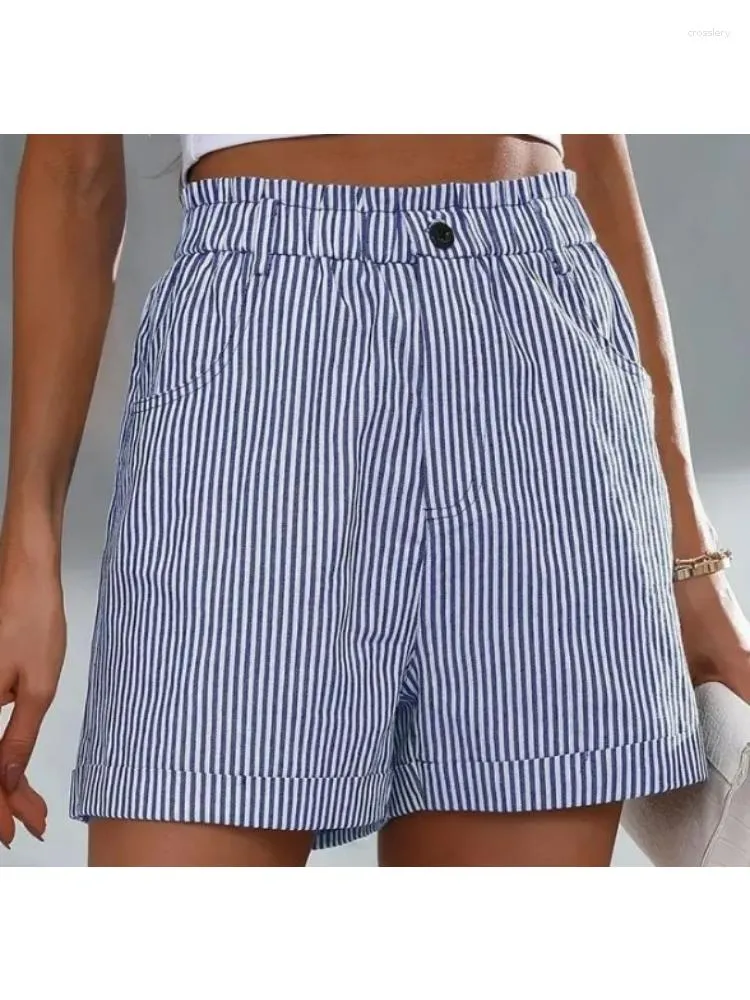 Striped 2025 shorts ladies