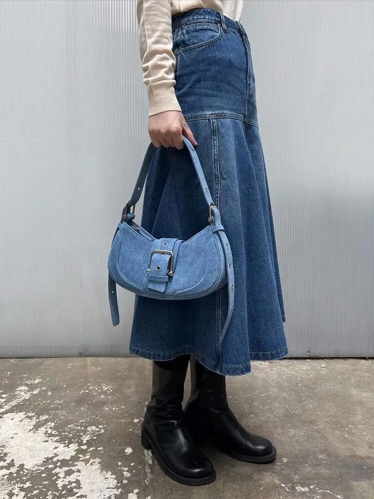 新入荷 DHgate.com:Chic Half Crossbody Versatile - Handbag Hobo Moon テープ・マスキングテープ