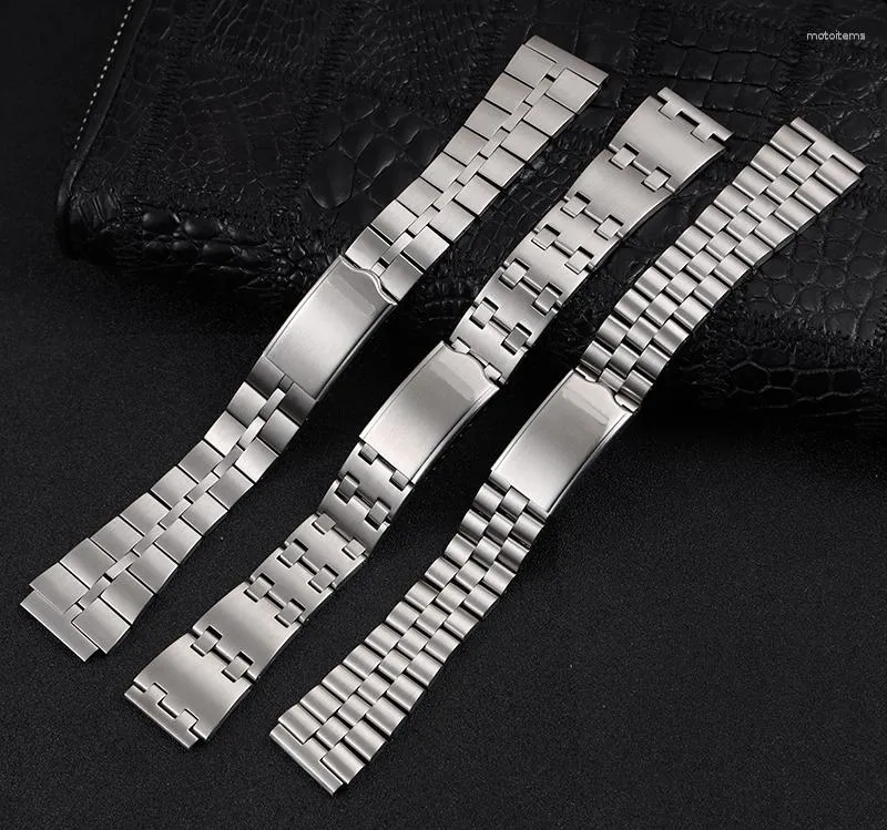 Watch Band Texture Watch Bands Stainless Steel Watchband Strap Fold Buckle Clasp Wrist ...