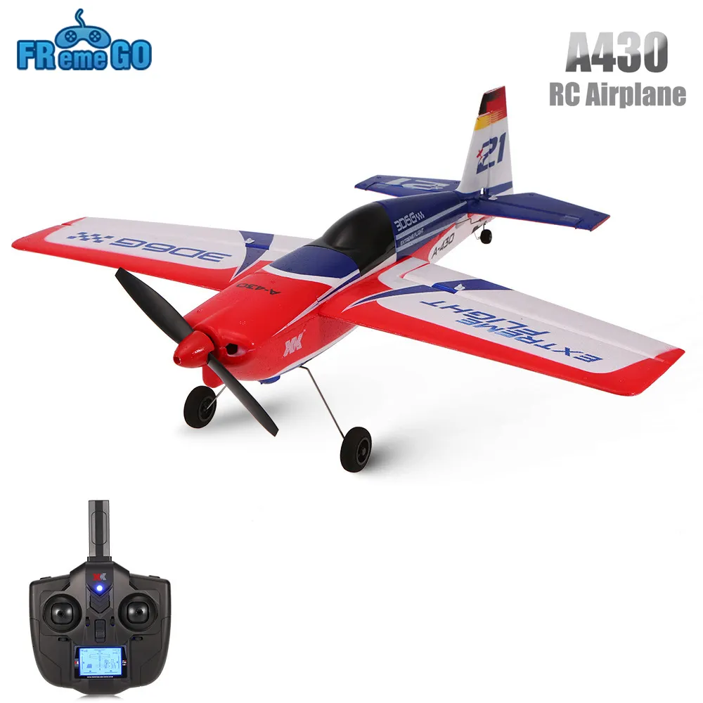 항공기 모들 XK A430 RC 평면 2.4G 5CH 3D 6G 시스템 RC 비행기 430mm 날개 날개 달린 EPS 항공기 브러시리스 모터 RC 장난감 성인 230815