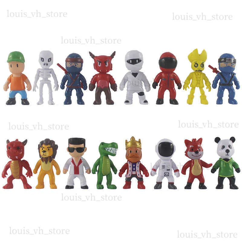 HOTPLACY Stumble Guys Toys, 8Pcs 2.6 inches PVC Stumble Guys Figures,  Character Figures for Collecting, Decorating and Playing