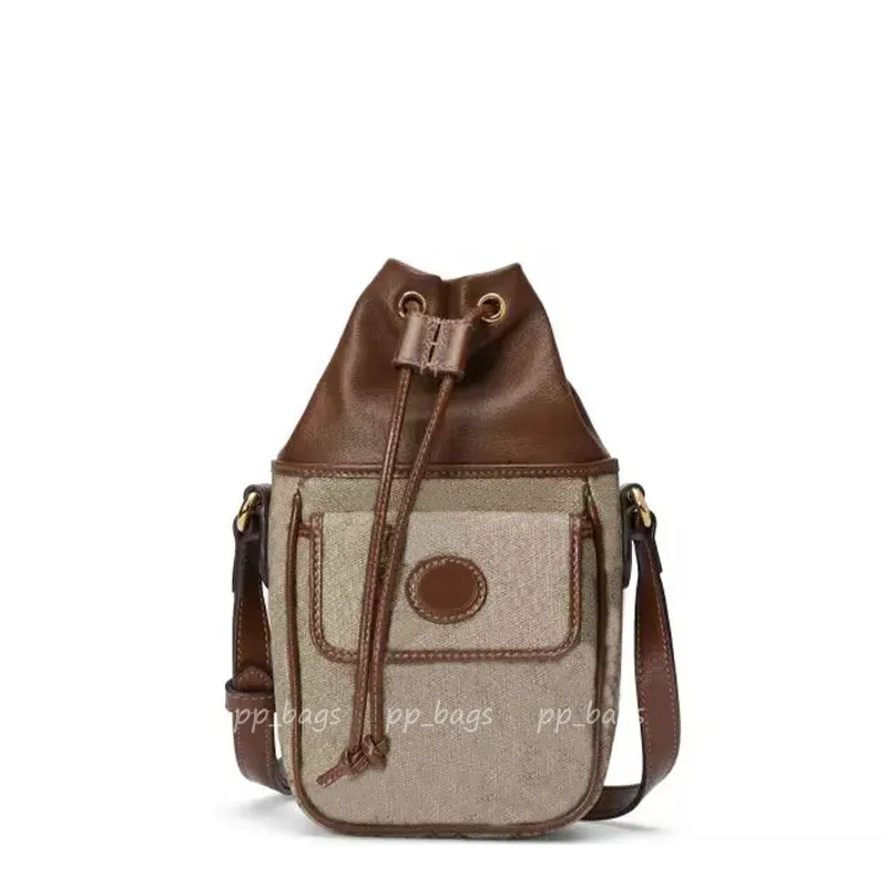 Designer Crossbody schoudertassen vrouwen emmertas luxe trekkoord met g handtassen