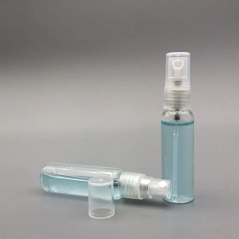 10ML Clear Fine mist Atomizer Mini Refillable Clear Glass Perfume Sample Empty Bottle 1/3Oz Cosmetic Pump Atomizer Vial Tube Wqrkx