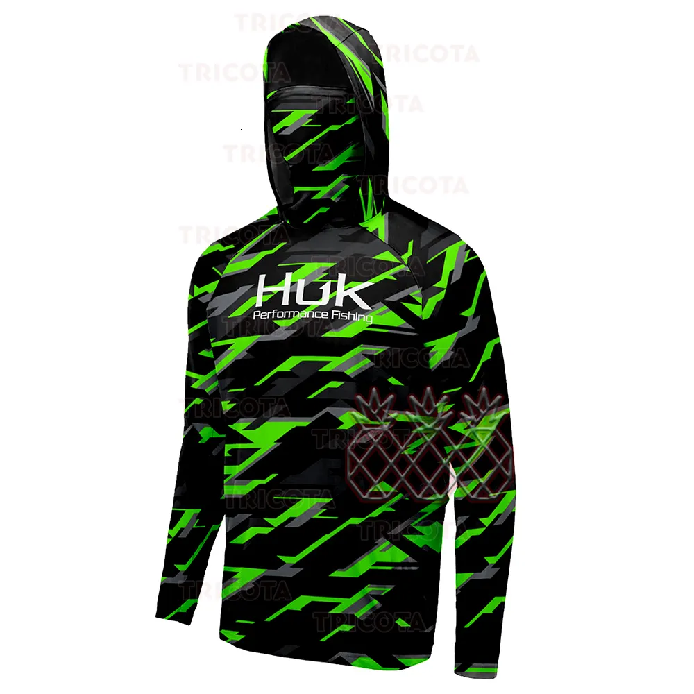 Outdoor T Shirts HUK Fishing Shirts UPF 50 Mens Hooded Face Cover Fishing  Clothes Summer Long Sleeve Sun Protection Camouflage Fishing T Shirts  230814 From Zhong07, $19.98