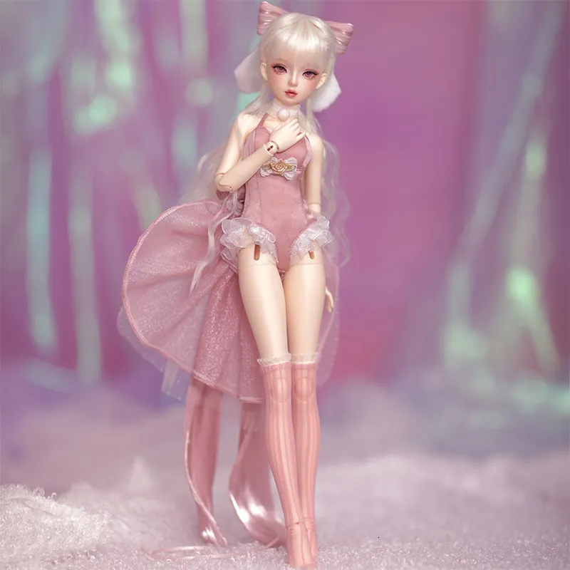 Dolls Joybjd Heardind Bjd Balf Boll 14 MSD Pink Forest Fairy Resin Regalo di Girls Fantasy Angel 230815