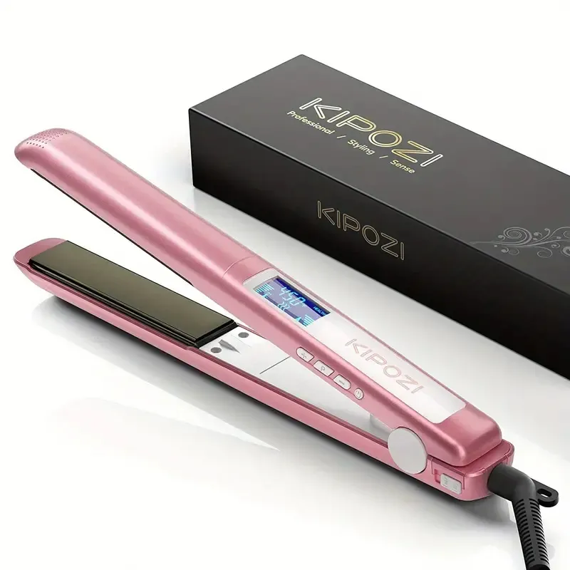 Kipozi pro flat iron with titanium ion plates hair straightener hotsell