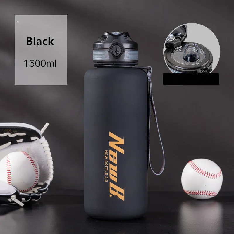 650ml/1000ml/1500ml High Quality Tritan Material Sport Water Bottle Cycling  Climbing Gym Fitness Drinking Bottles Eco-Friendly