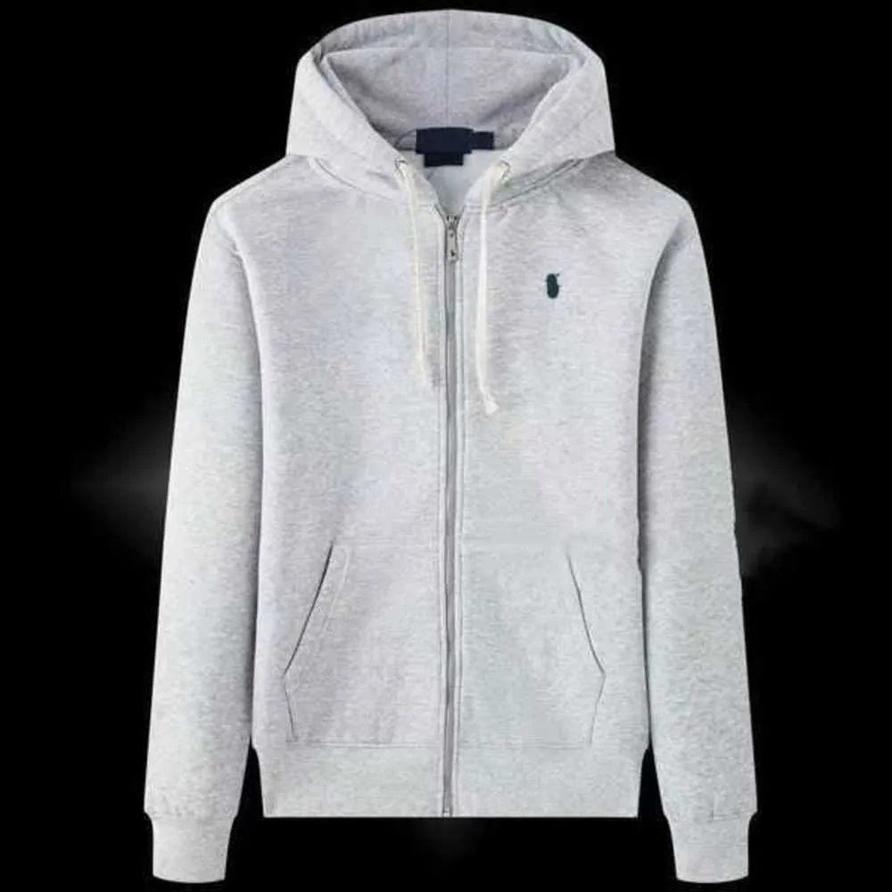 Hoodies Sweatshirts Designer Men Sweater Zip Half Hoodie Jackets de cavalo solto Polo masculino Top Tamanho Asiático XXL8SB0