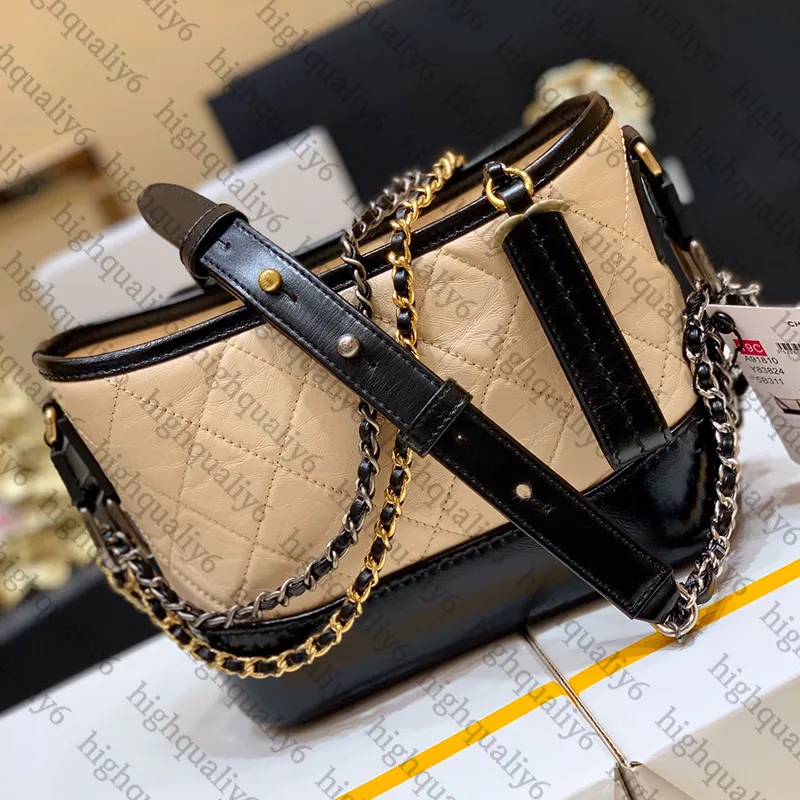 Designer Chain Bag Luxury Genuine Leather Crossbody Bag CC10A Mirror Quality Wandering Bag Exquisite Packaging 20CM