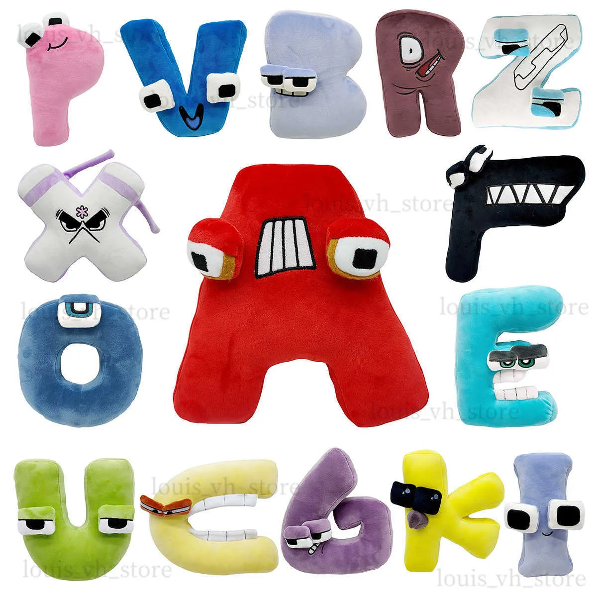 Alphabet Lore But these are plush toys (A-Z) 