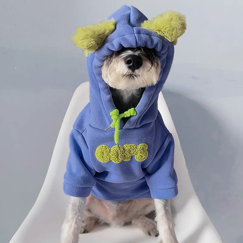 Dog Apparel Fashion Hoodie Small Dog Sweater Cat Clothes Keep Warm Autumn Winter Pullover Yorkshire Coat Chihuahua Bulldog Puppy Sweatshirt 230815