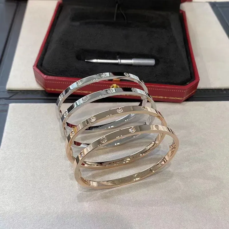 Projektant mody Bangle 4 mm cienki szósty tytan stal