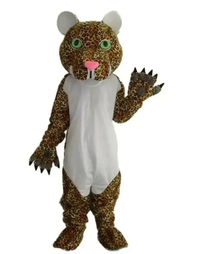 2024 Leopard Mascot Costumes Halloween Fancy Party Dress Cartoon Character Carnival Xmas Easter Advertising Party Costume Outfit