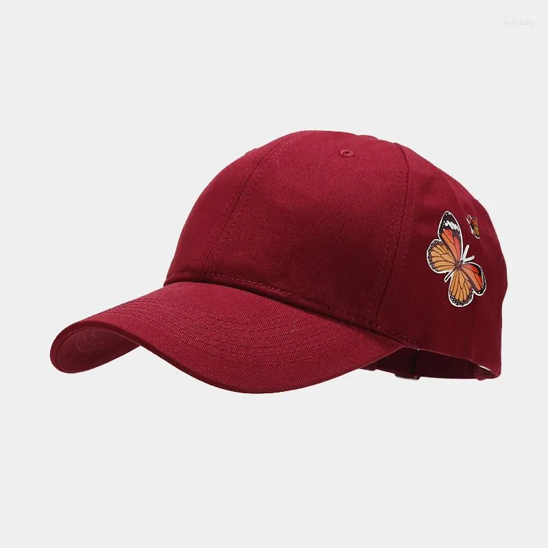 Czapki kulkowe wiosna lato bawełniany motyl Butterfly Casquette Baseball Cap Regulowane czapki Snapback dla mężczyzn i kobiet 18