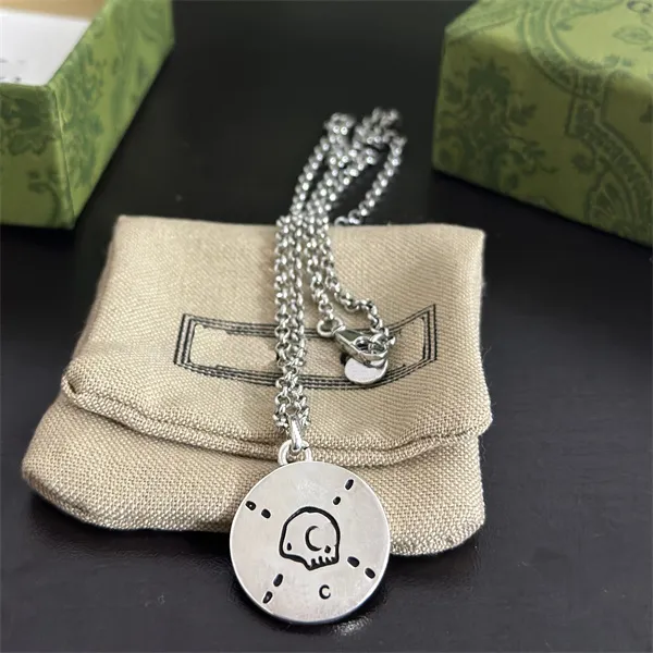 Designer Anhänger Halsketten Doppel Buchstaben G Logo Ketten Halsketten Luxus Frauen Mode Schmuck Metall Ggity Silber Halskette Geschenk 54