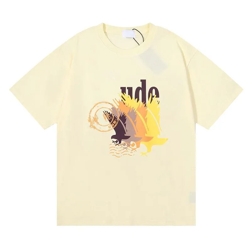 Orijinal Tasarımcı T Shirt Mens Shorts Kadın Giyim Giyim Grafik Tees Desen Üstler Kısa Kollu Tshirt Hip Hop Mektubu Graffiti Baskı Gevşek Gömlek Rhude Gömlek Pants BM