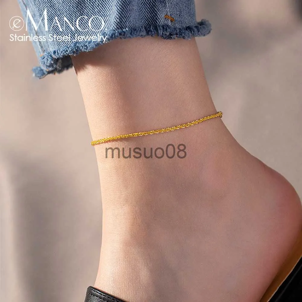 Anklets For Women: Delicate Gold Color Ankle Chains, Elegant Foot