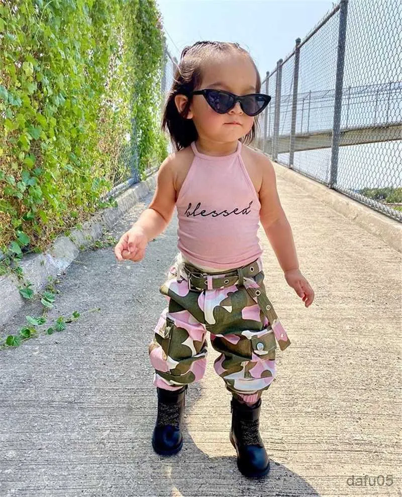 Camouflage little hotsell girl pants