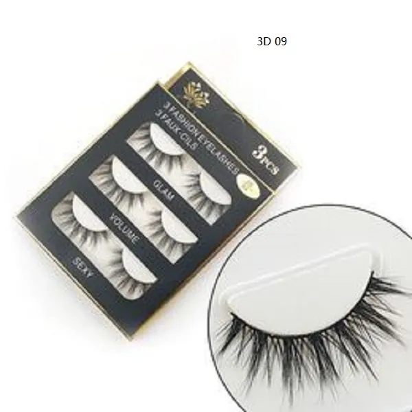 NOUVEAU 3D vison cils faux cils noir rayure cils fait à la main beauté naturelle longue douce faux cils cils Sexy