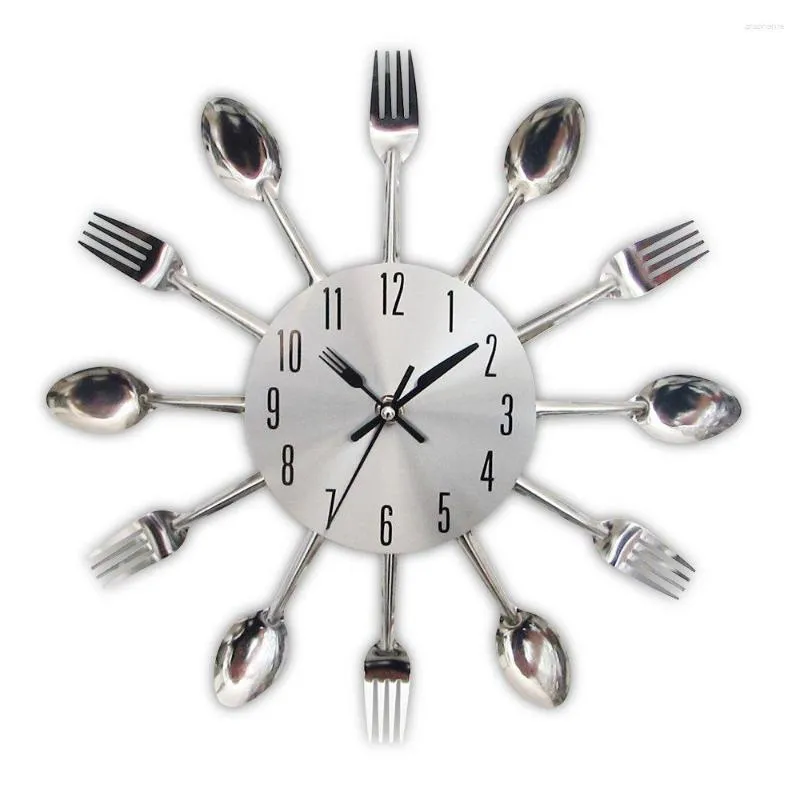 Orologi da parete Design Orologio cucina cucina moderna creatura creativa in metallo silenzioso klock decorazione per la casa