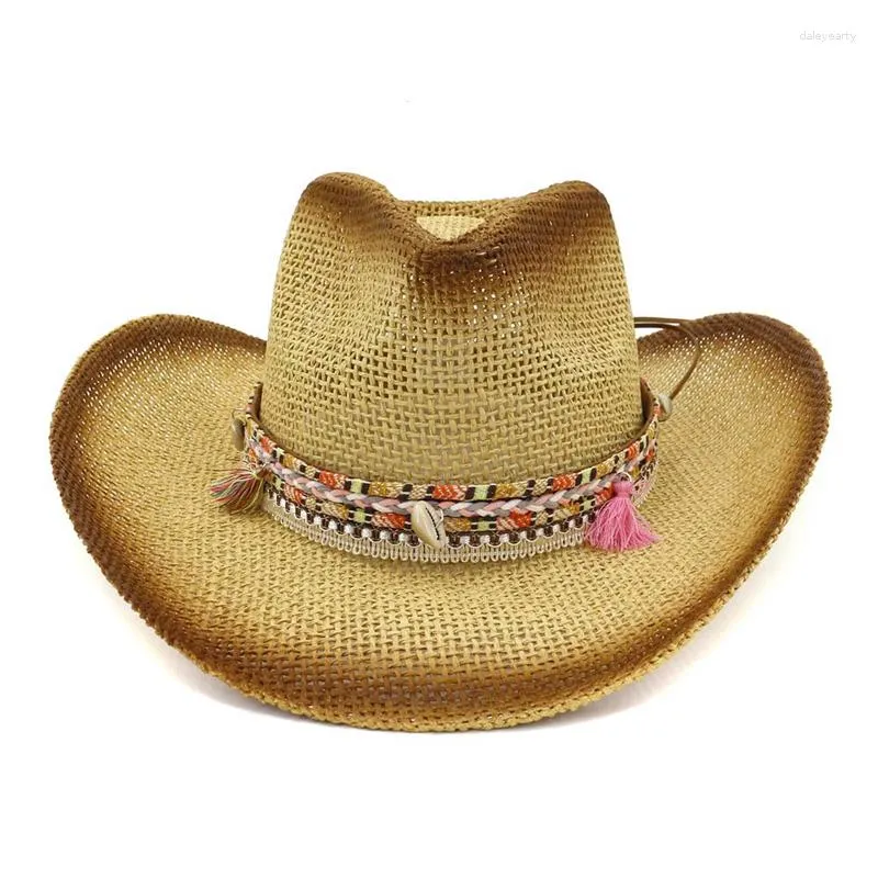 BERETI BERIVI SPRING MASCIALE ETNICA ETHNICO DEGLI DONNA DONNE PANAMA TACCHIO LARGO VISTO BRIM CAPS SIMMA SIMMA PAGNA COWBOY per unisex