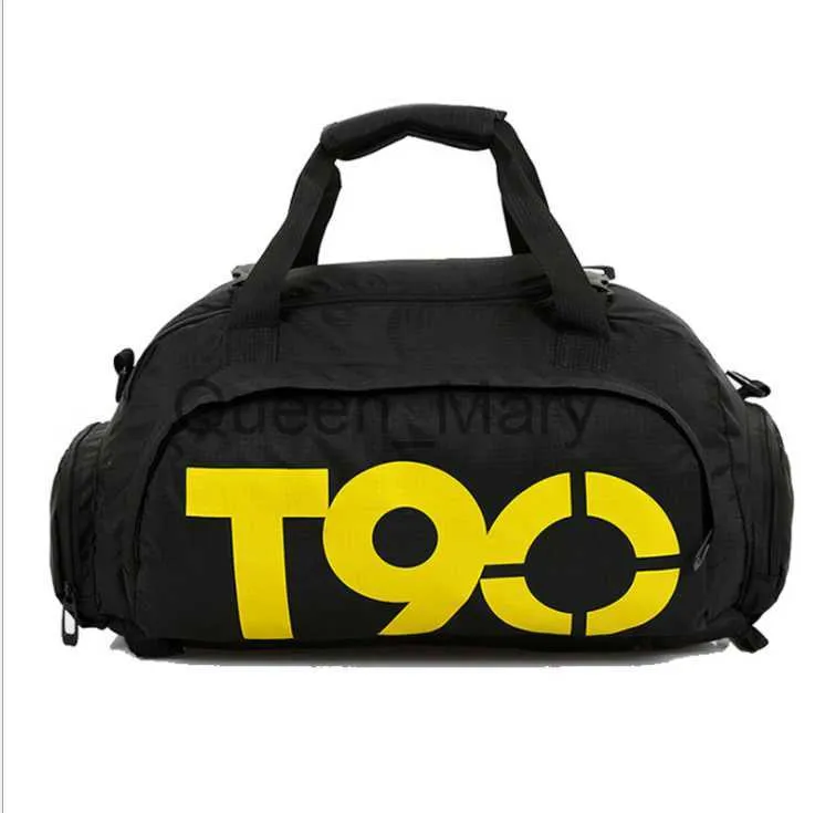 2021 New Sequin Black Sports Bag With Wheels With Shoe Compartment