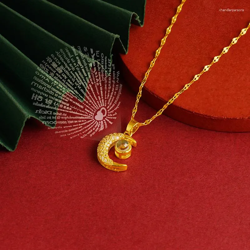 Light store projection necklace