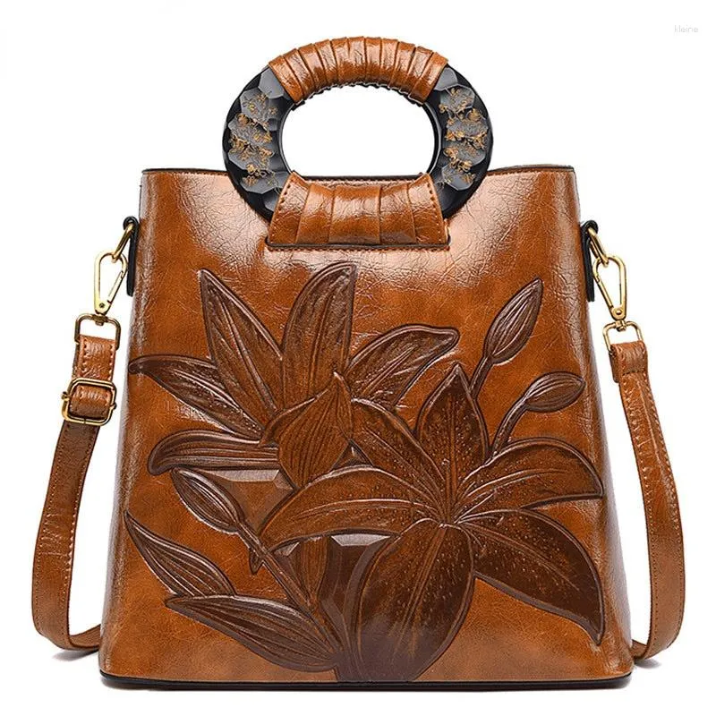 Kvällspåsar blommor lyxhandväskor högkvalitativa kvinnor handväska designer mode tote väska damer pu läder crossbody axel axel