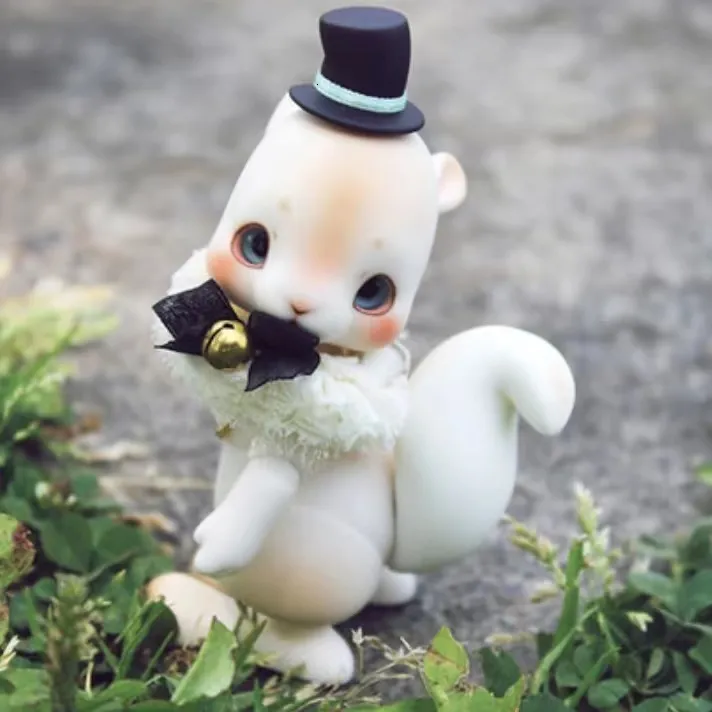 Dolls Gaoshunbjd 112 Cheeriya Pet Milky Squirrel Resin Animal Mold For Fashion Cute Birthday Gift Diy Ornamenten 230815