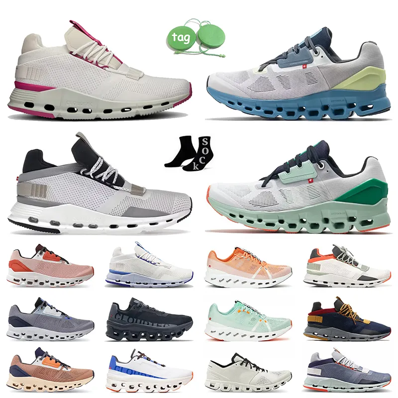 2024 Nieuwe collectie Cloud Nova Dames Heren Loopschoenen Cloudnova Form Roze Witte Wolken Runners Stratus Cloudsurfer Monster Sport Sneakers Jogging Wandelschoenen